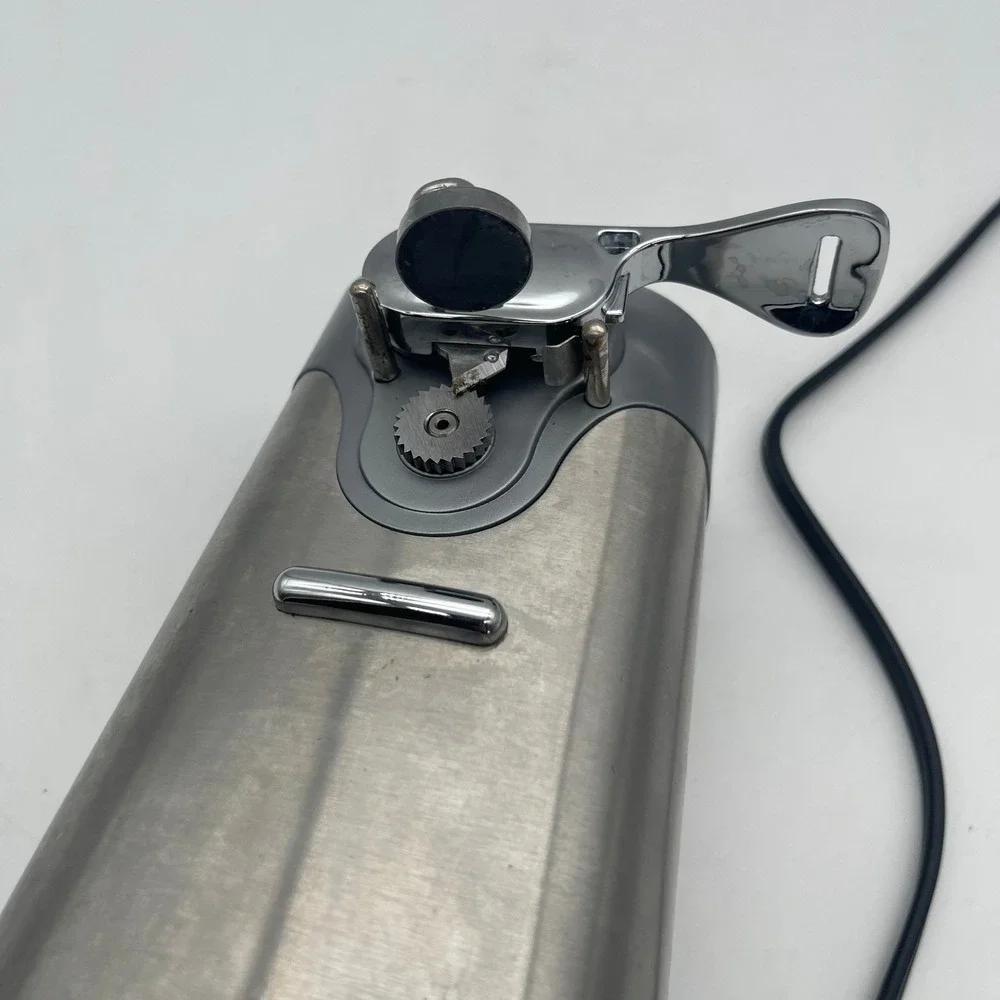 Cuisinart Deluxe Stainless Steel Electric Can Opener SCO-60BN Silver One-Touch
